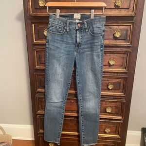 J Crew toothpick jeans